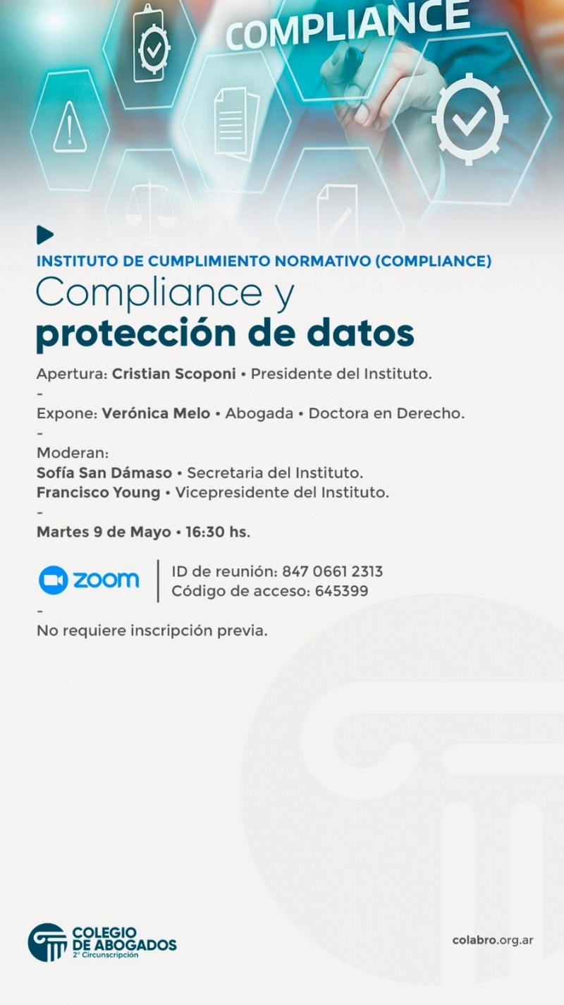 Compliance y protección de datos - 09/05/2023